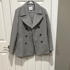 Old Navy Gray Pea Coat
